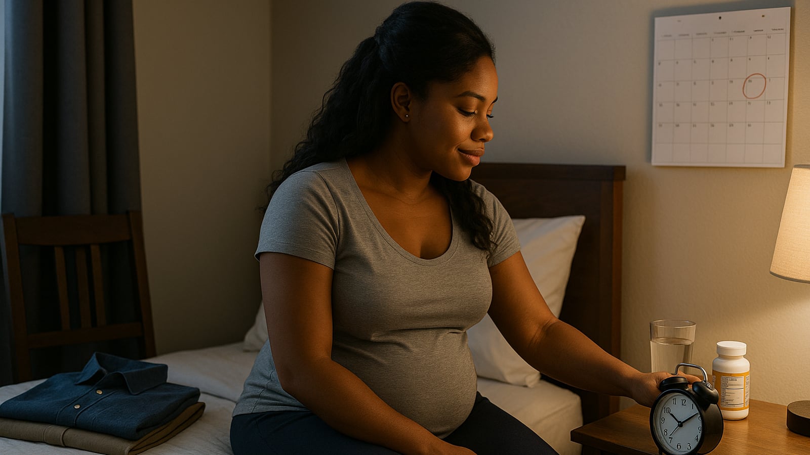 Book the first appointment, then go to bed at eight
