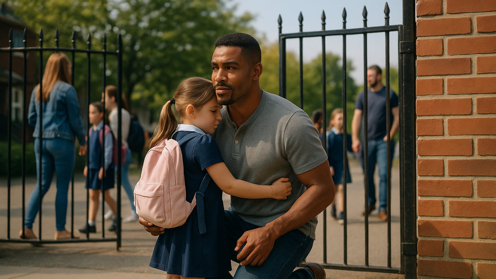 Eight seconds at the school gate