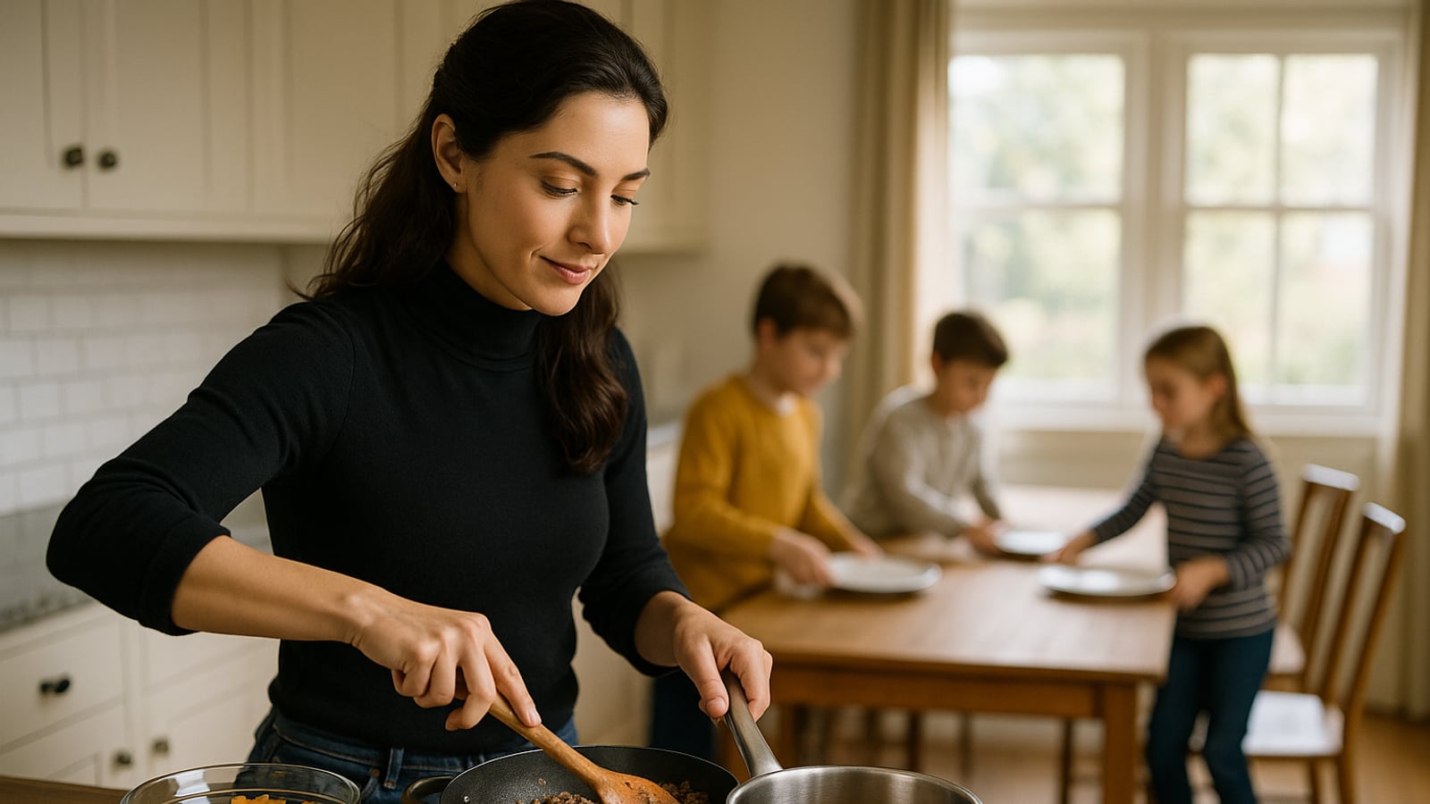 Feeding five on a weeknight without losing the evening