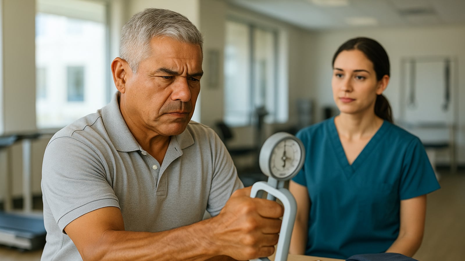Grip strength tells you more than almost any other test