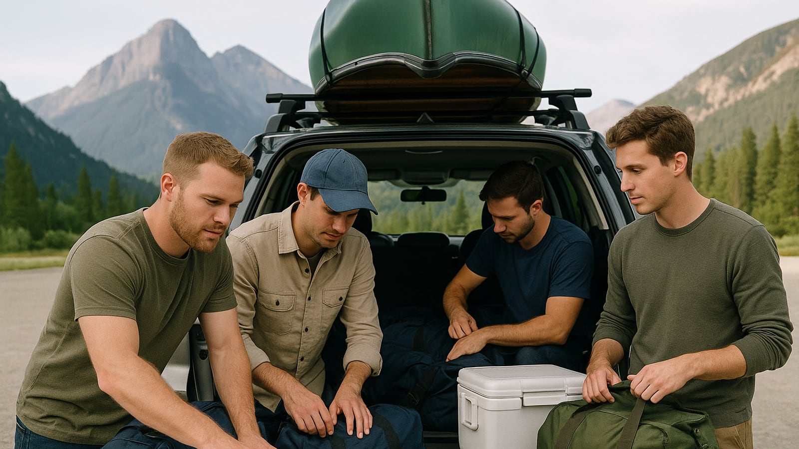 How four friends share a car for a week without falling out