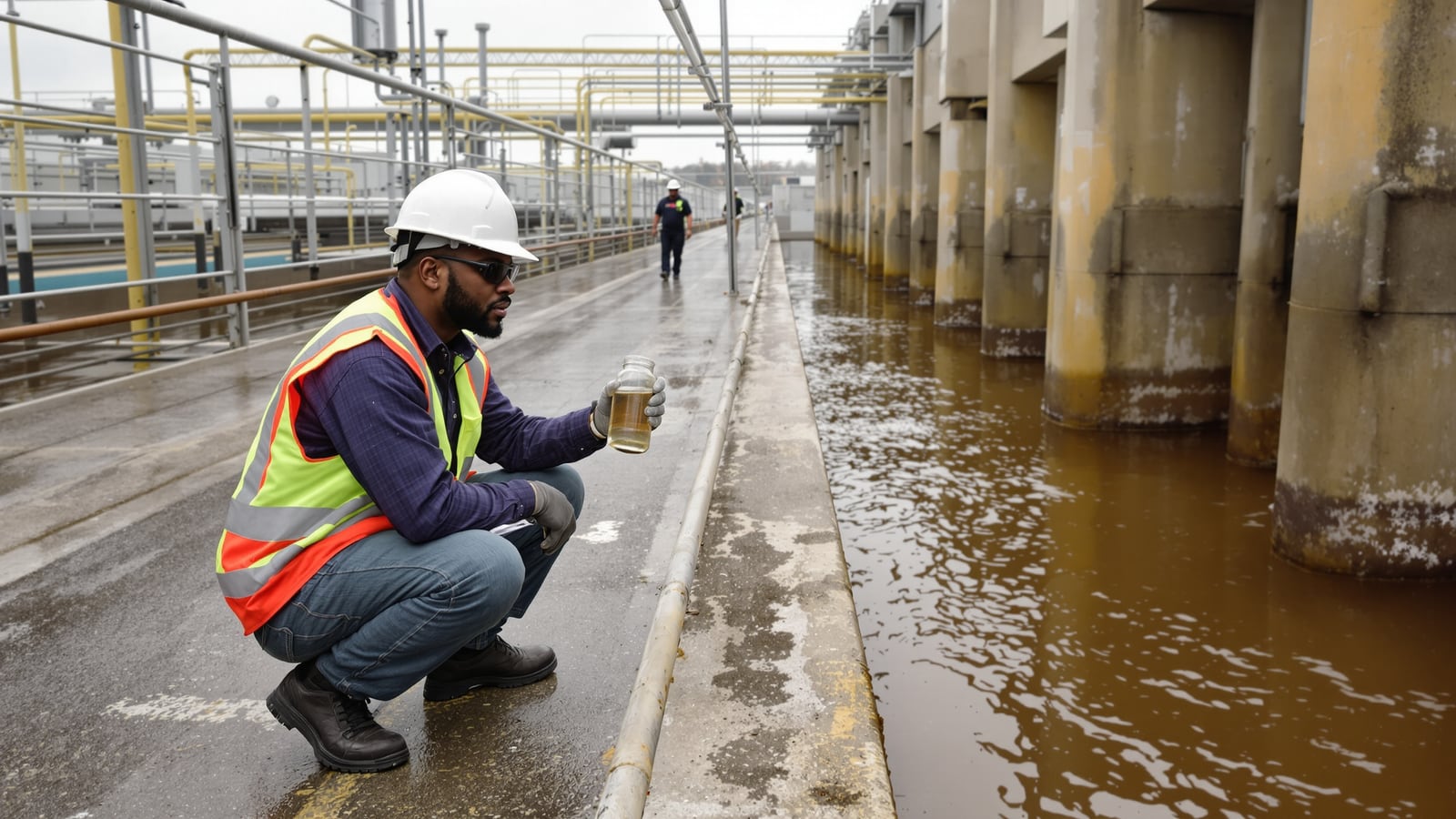 Mud in, drinking water out: inside a water treatment plant