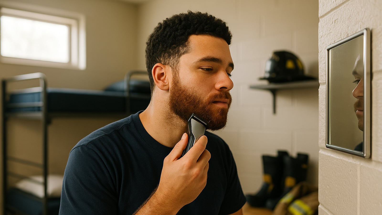Razor bumps on curly beard hair aren't a shaving cream problem