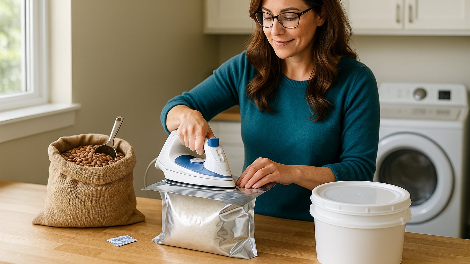 Rice, Beans and a Mylar Bag That Actually Seals