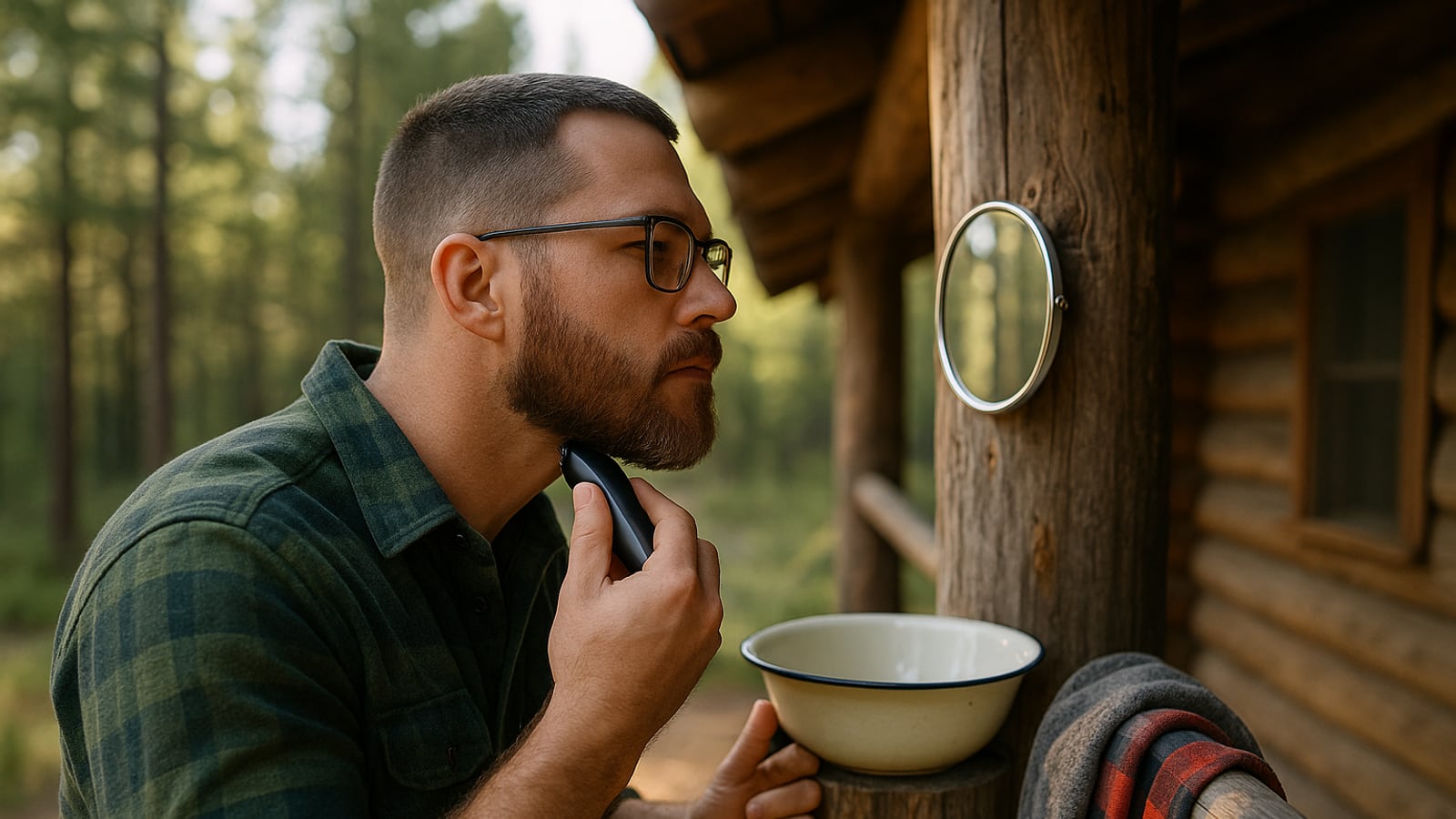 Round face, long face, square jaw, three different beards