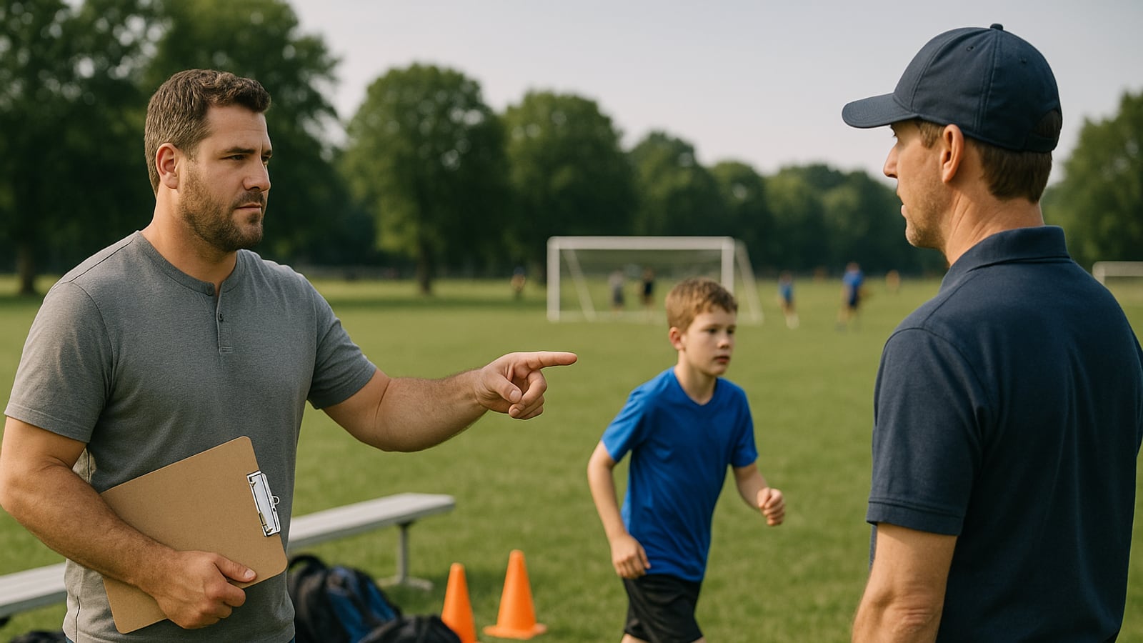 The hardest player to coach will be your own kid