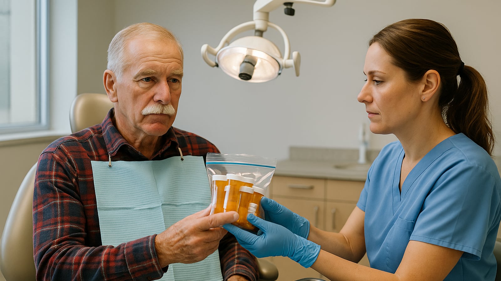 The medications drying your mouth are rotting your teeth