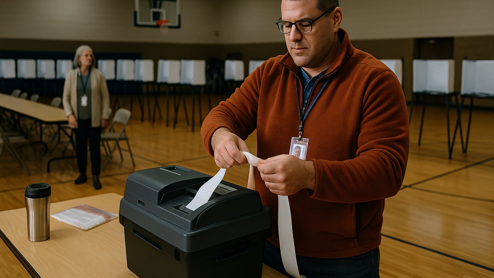What a Poll Worker Actually Does From 5 a.m. to Midnight