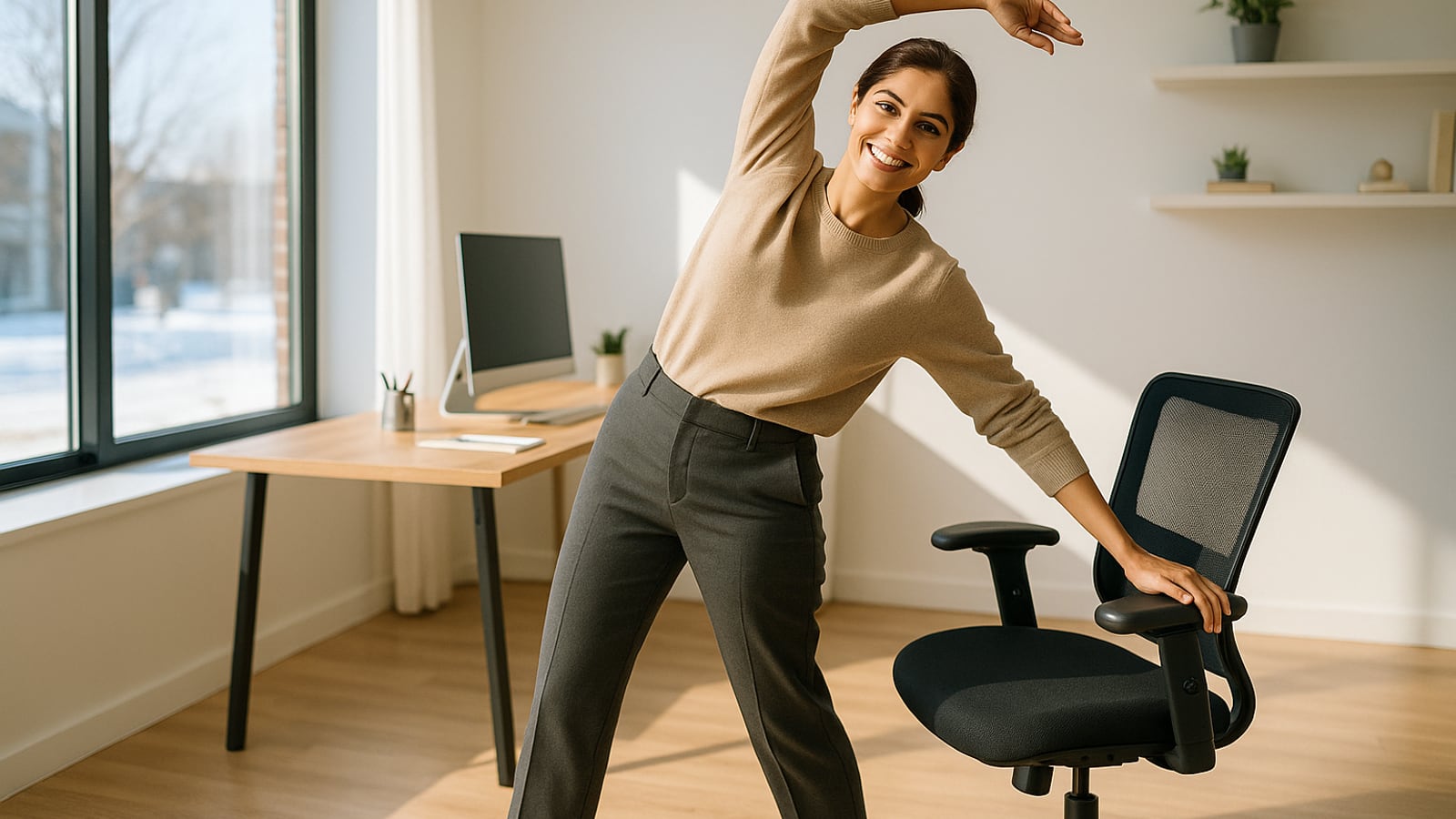 What eight hours in a chair does, and the ten minutes that fix it
