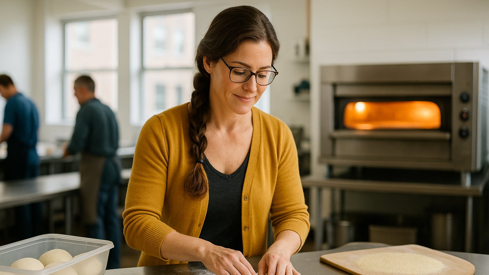 Your pizza dough needs two days and a hotter oven