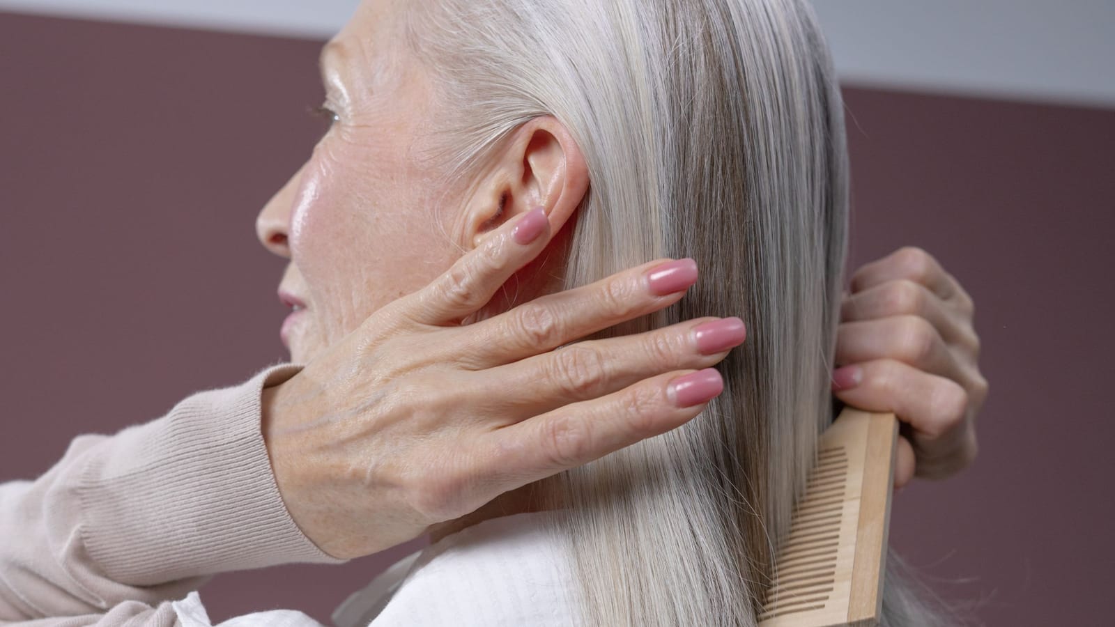 Going gray takes three years, unless you cut it off
