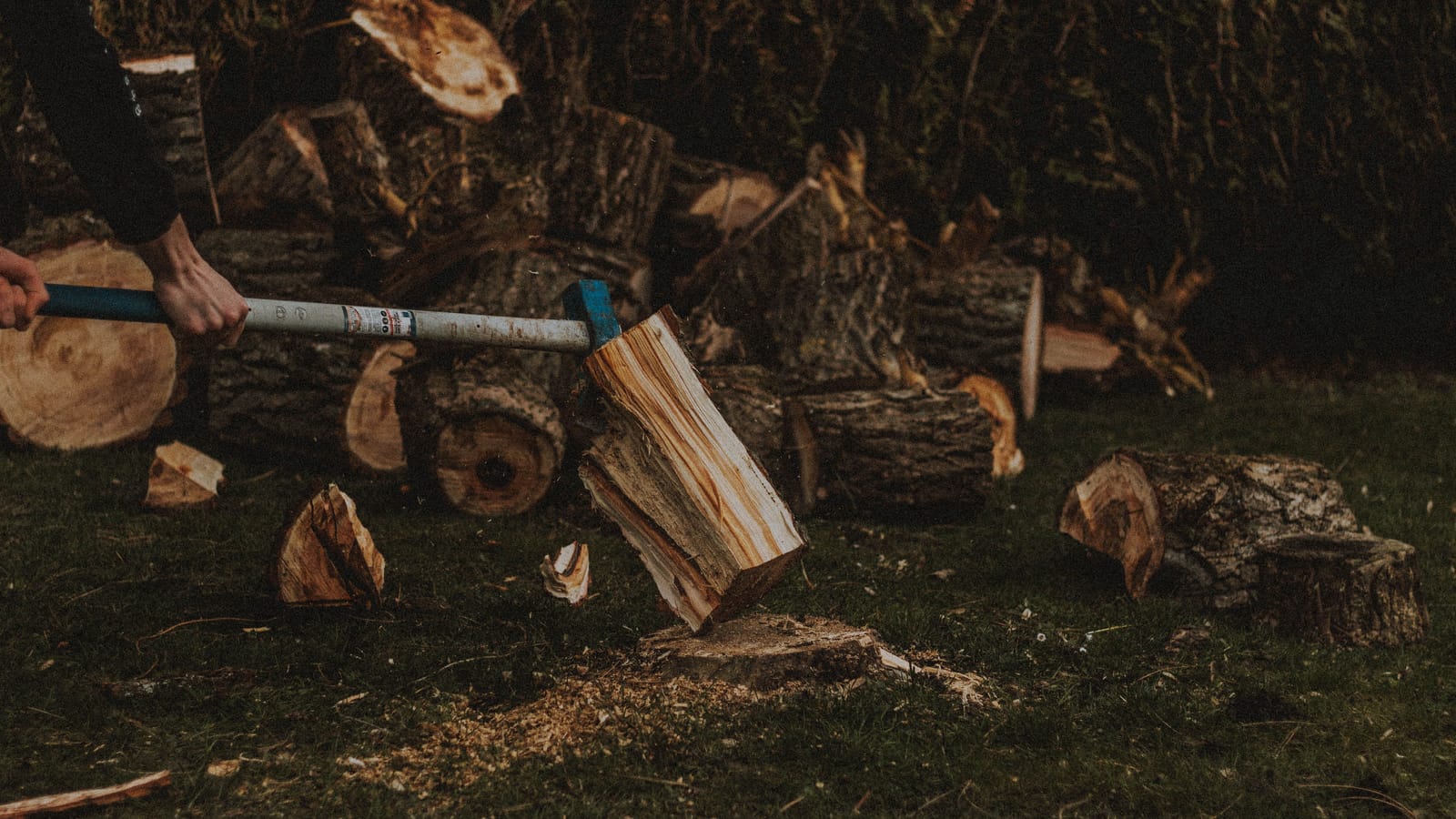 Set up the block so your worst swing hits wood, not your shin