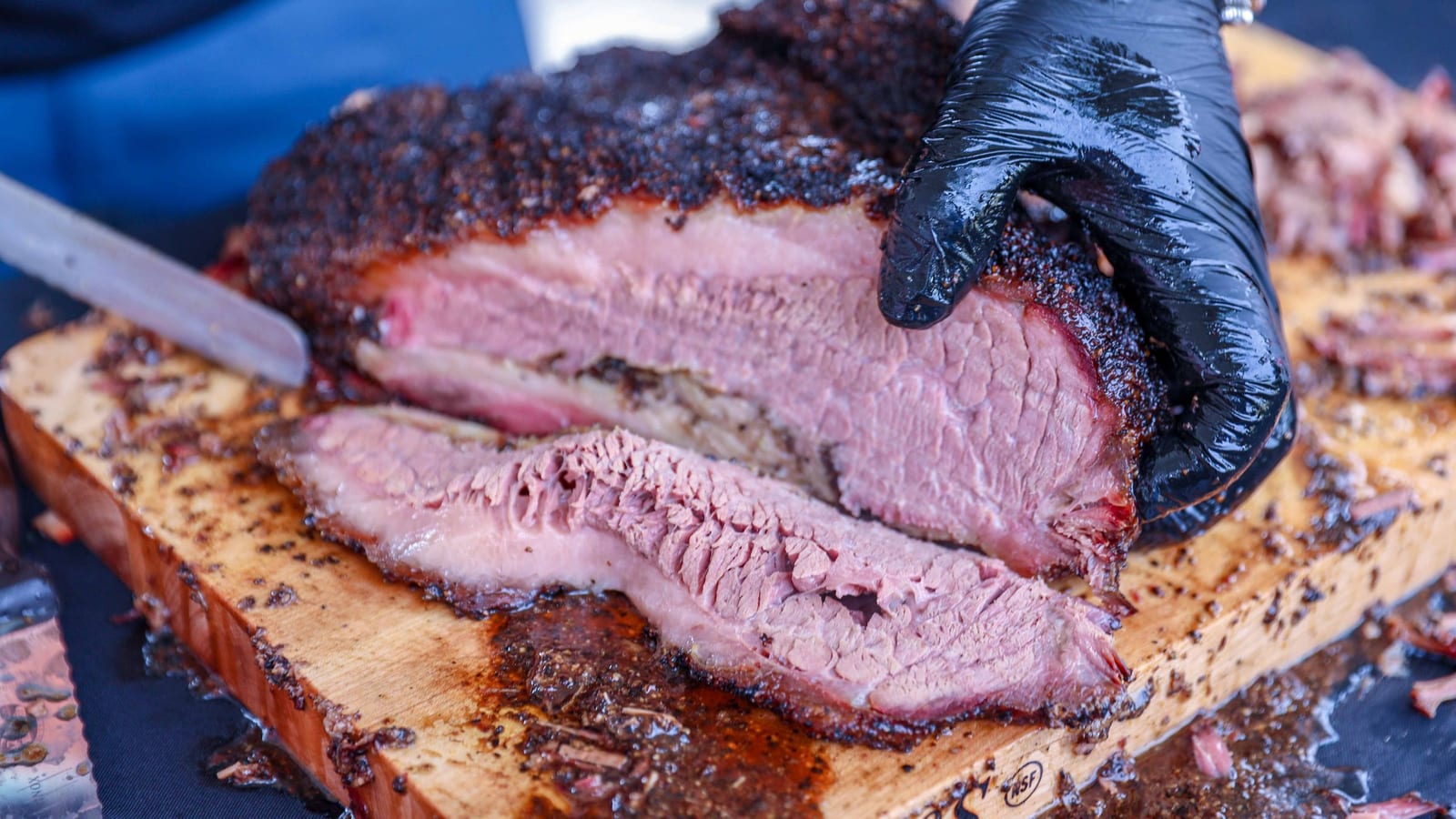 The brisket that was supposed to be ready by six